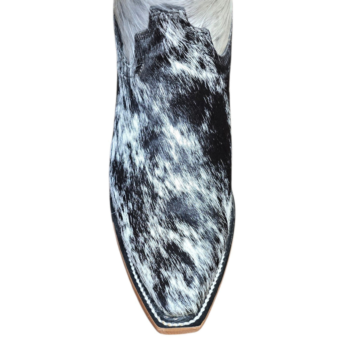 Cowboy Boots (0195) - 15" Genuine Cowhide Leather w/ Western Stitching & Snip Toe