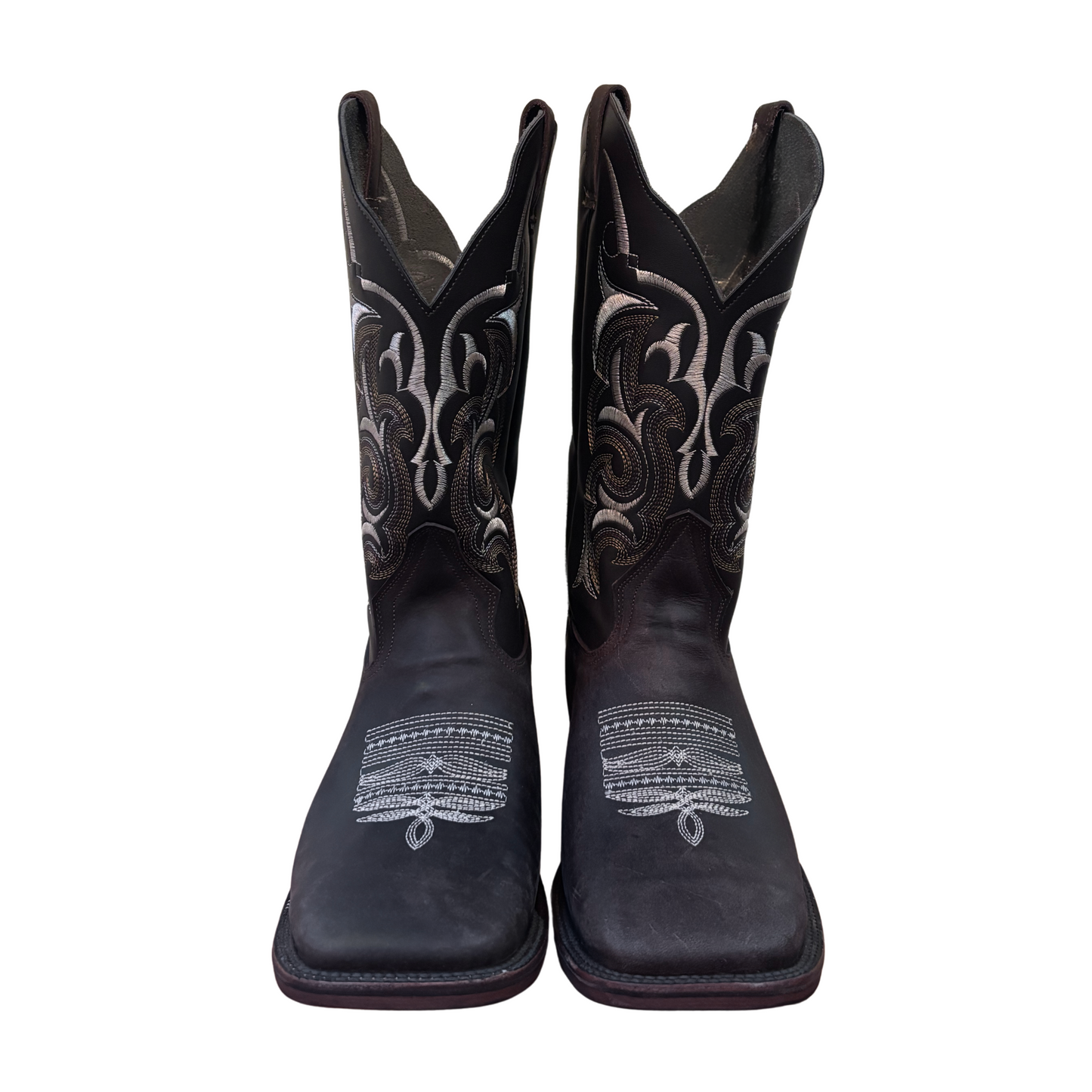 Men's Cowboy Boots (0002) - 13" Wide Square toe