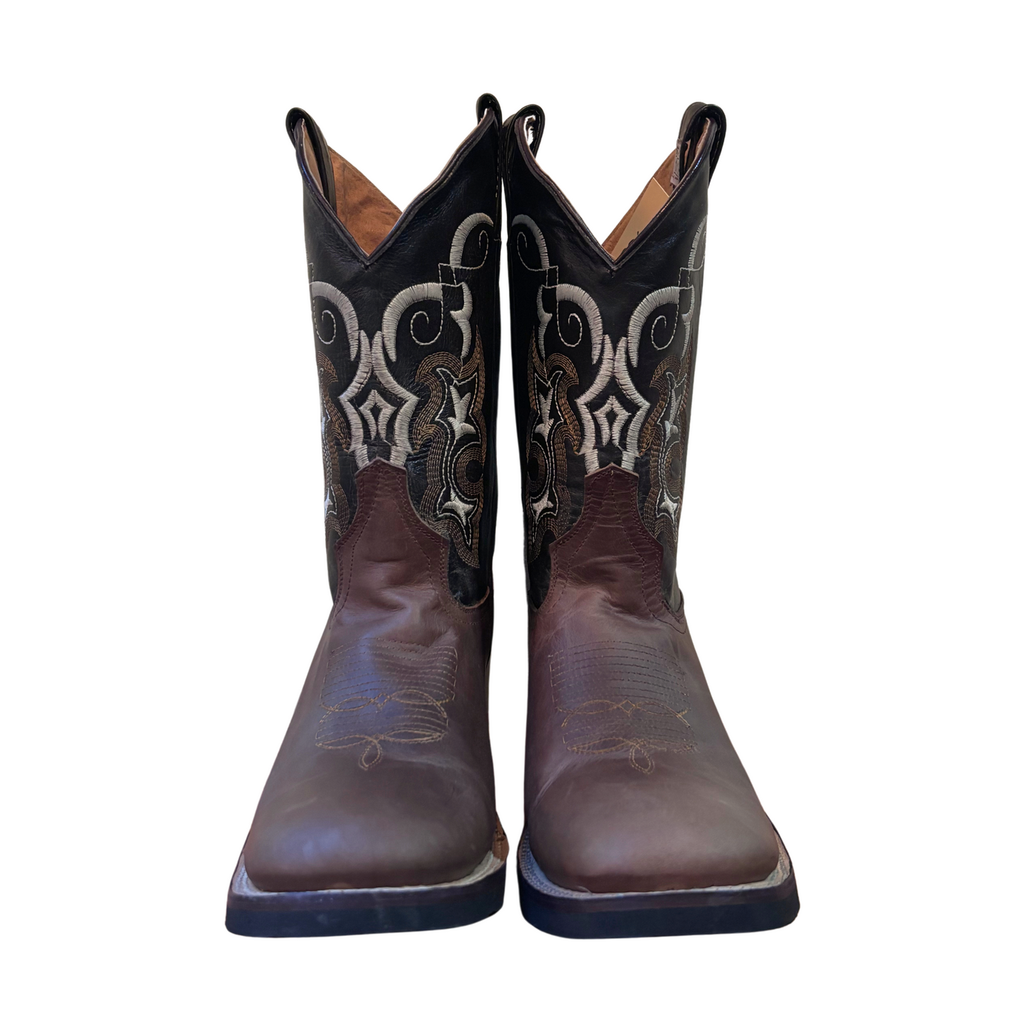 Men's Cowboy Boots (0004) - 13" Wide Square toe