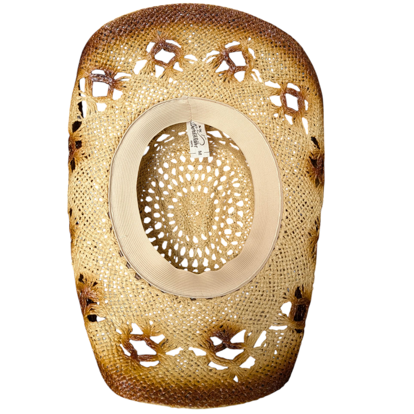 Burnt Ivory Straw Cowboy Hat