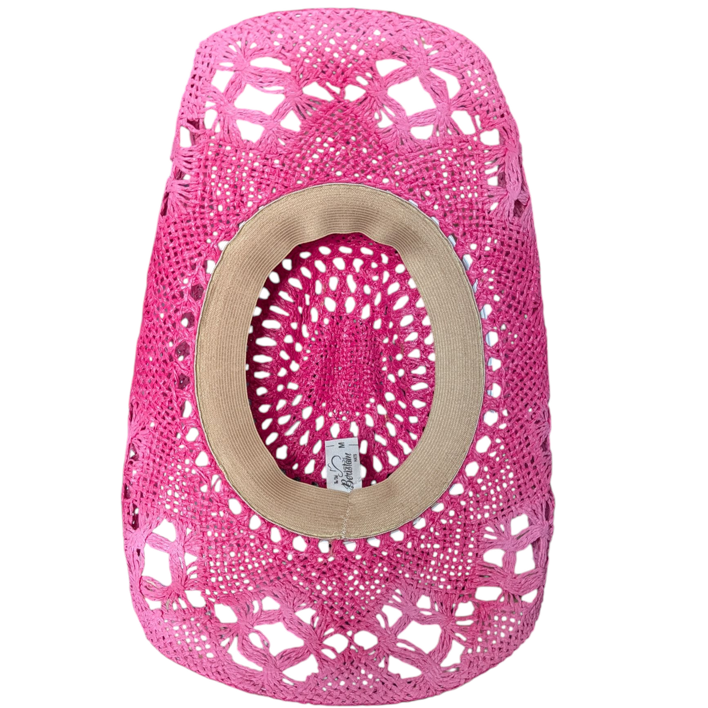 Pink Straw Hat