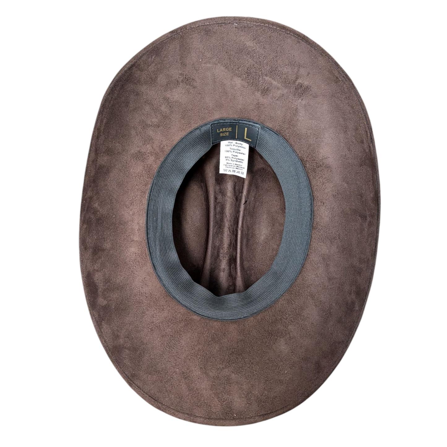 Dark Brown Felt Cowboy Hat