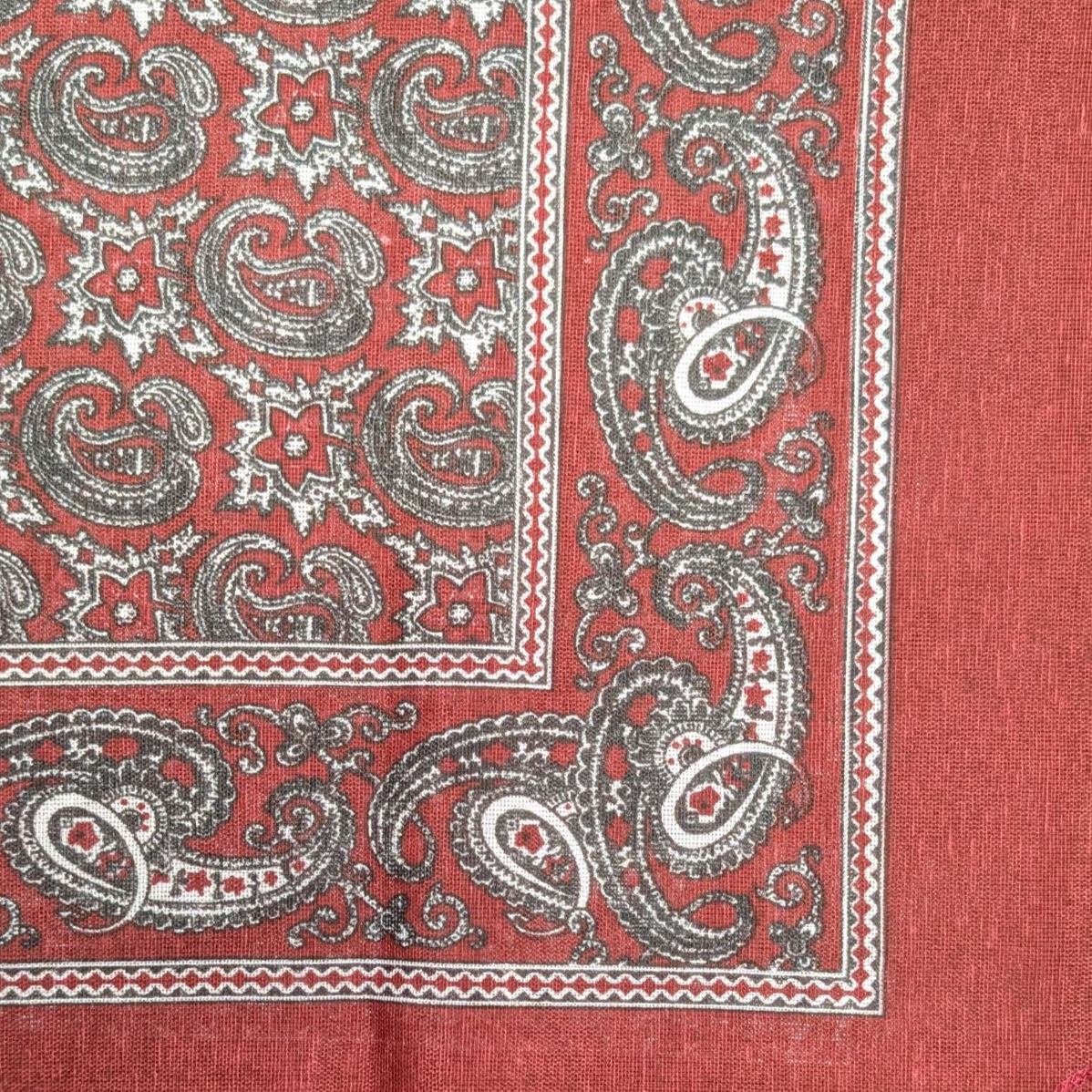 Western Bandana (0006) - Burgundy