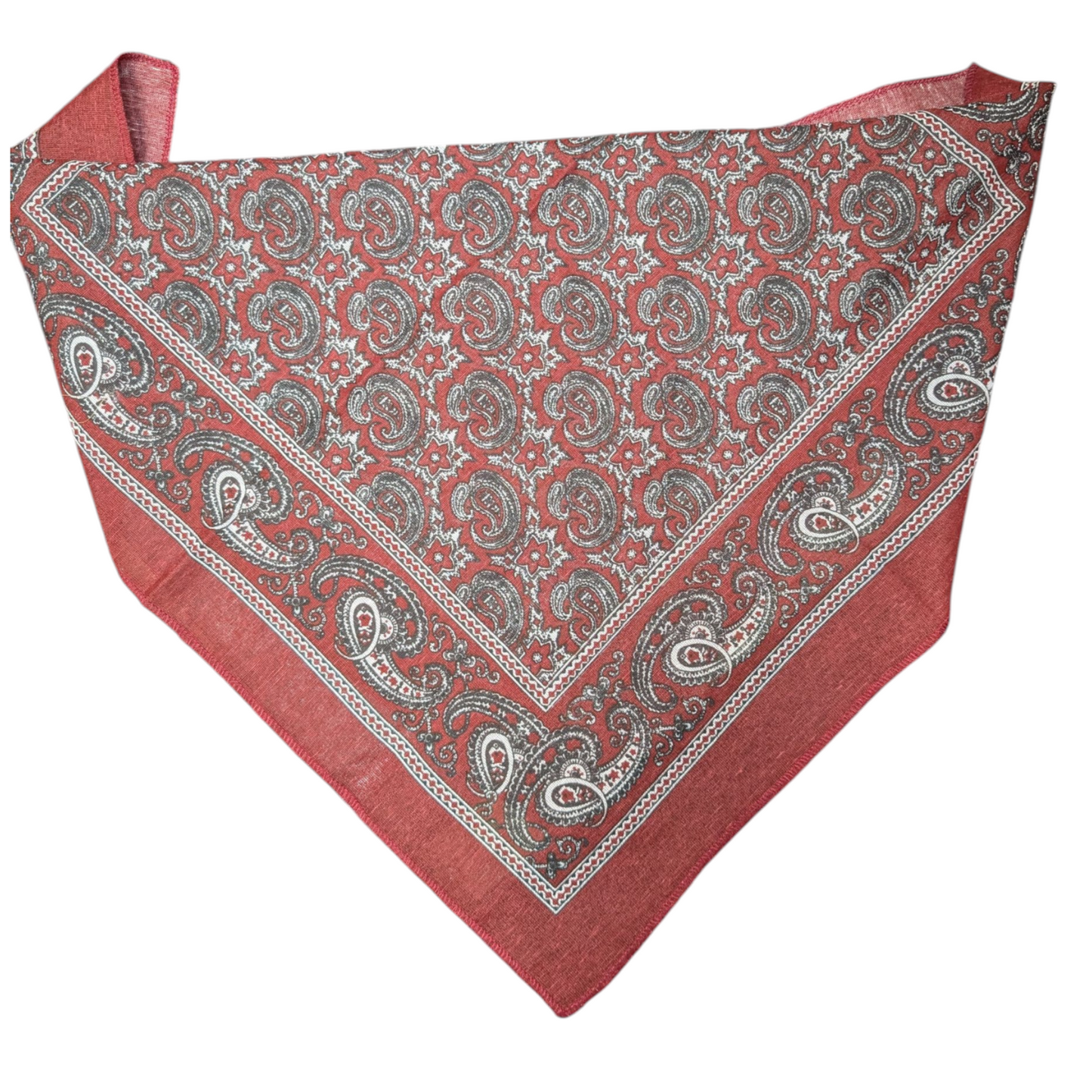 Western Bandana (0006) - Burgundy