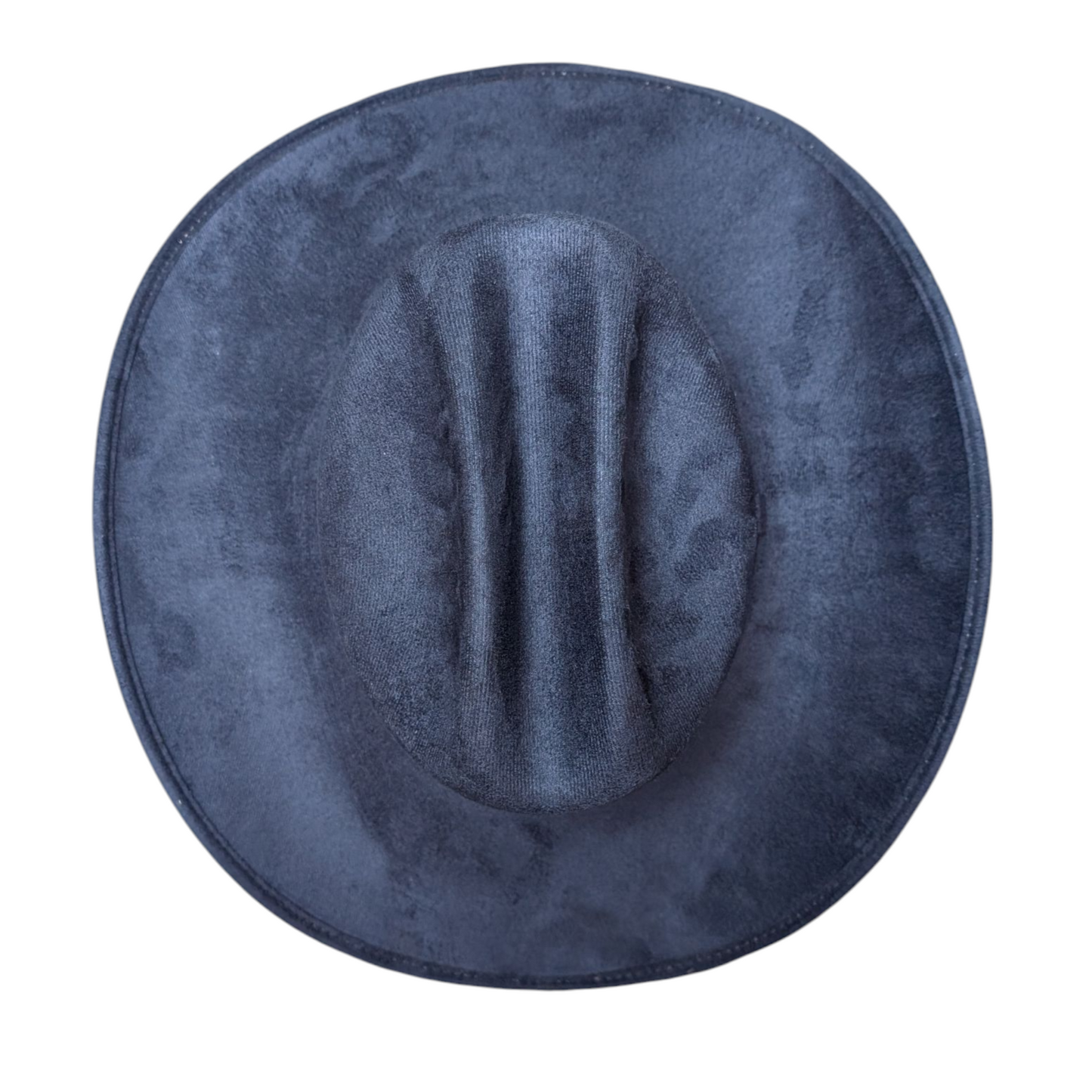 Navy Blue Felt Cowboy Hat