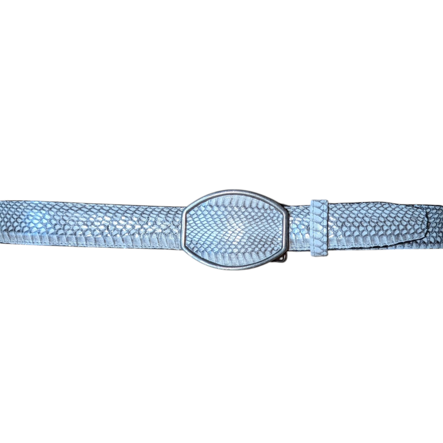 Western Exotic Belt (0016) - Phyton Snake Skin w/ Buckle
