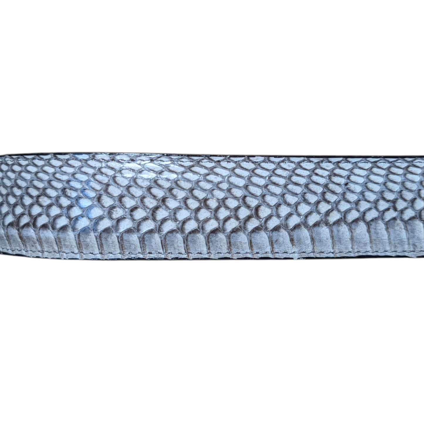 Western Exotic Belt (0016) - Phyton Snake Skin w/ Buckle