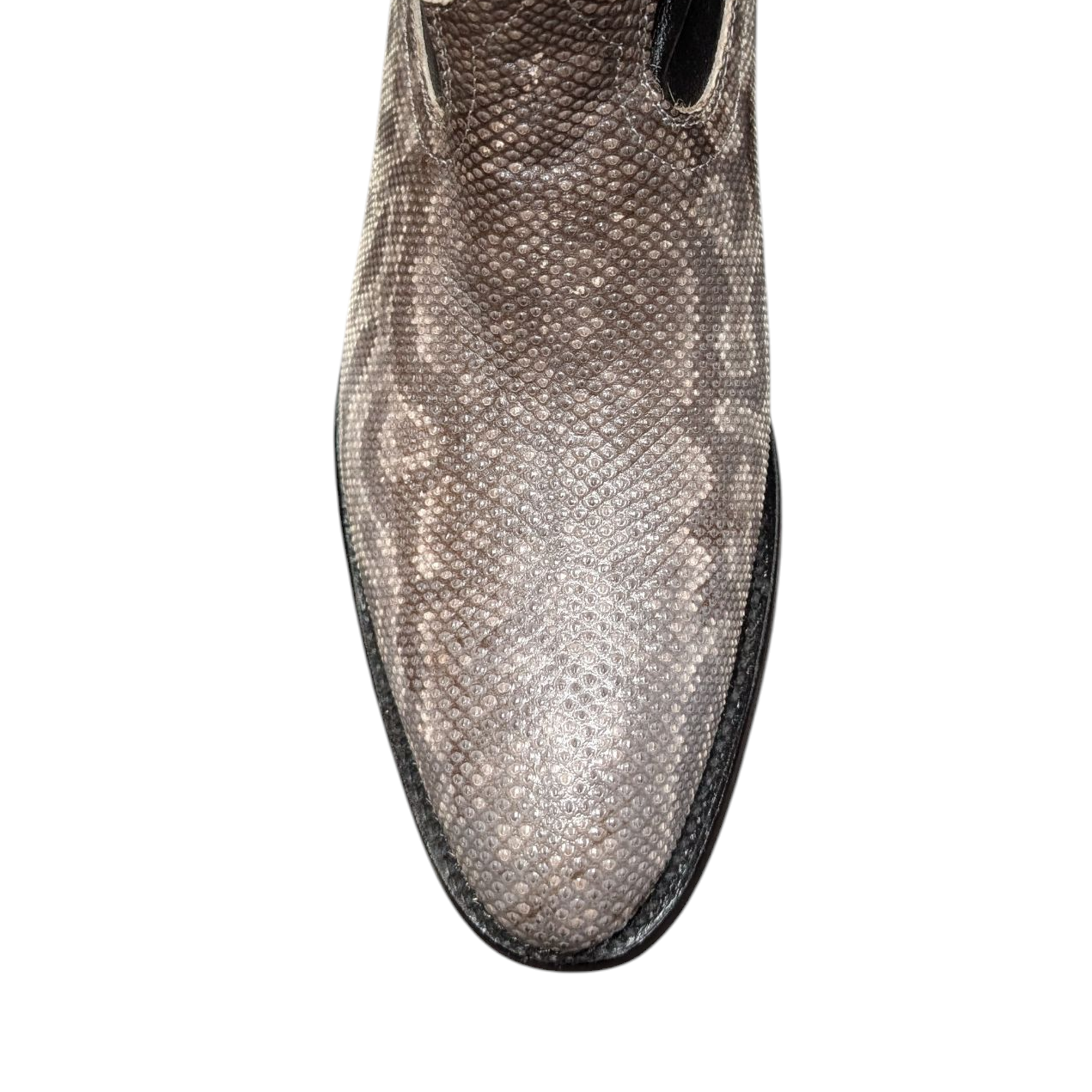 Men's Exotic Leather Cowboy Boots (0091) - 13" Snake Skin w/ Western Stitching & Round Toe