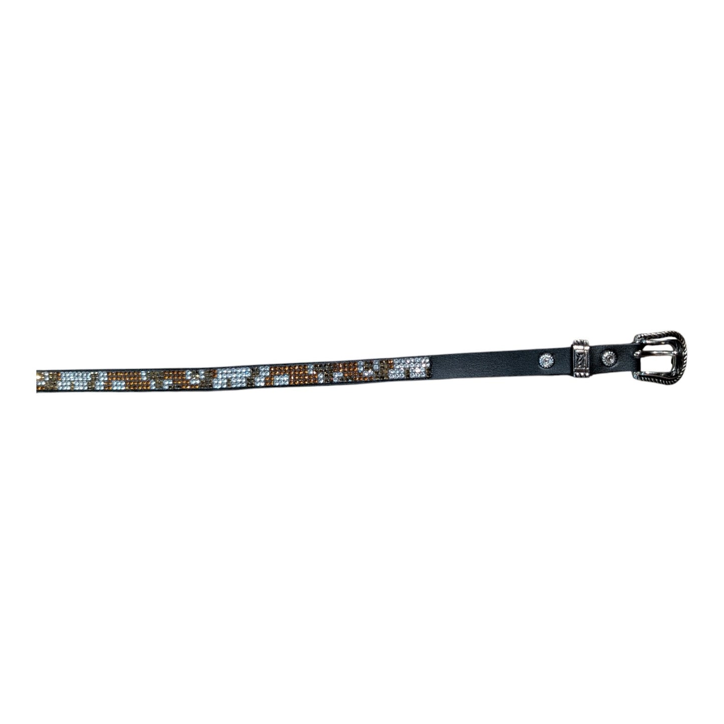 Hat Band (0005) Silver, Gold & Cooper Rhinestone