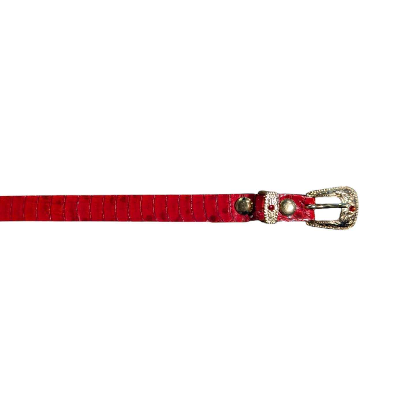 Hat Band (0014) Red Snake Skin