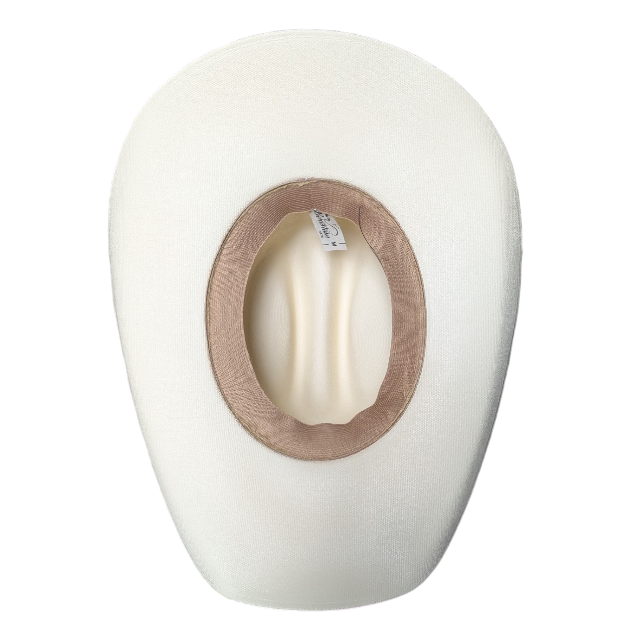 Ivory Straw Cowboy Hat w/ Black Band - Vented