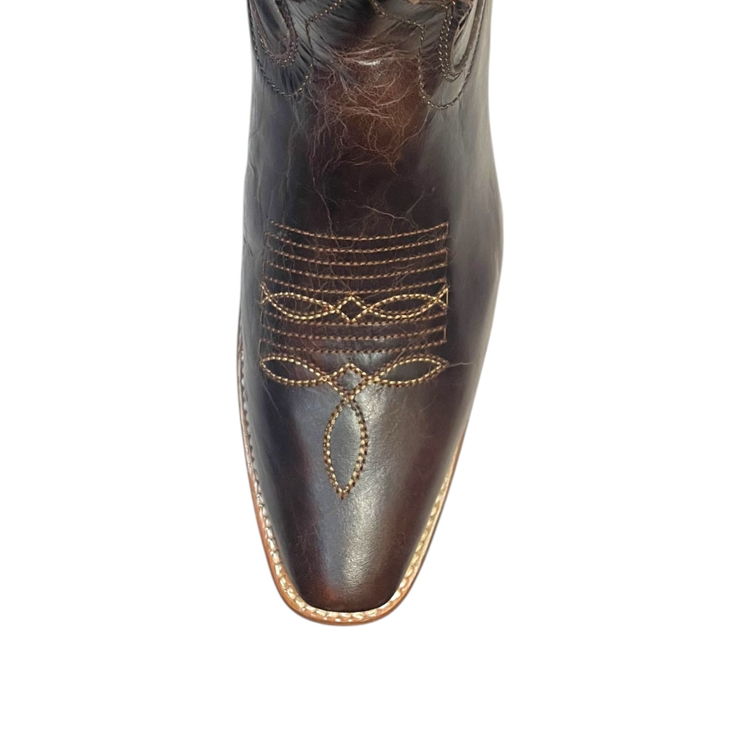 Women's Cowboy Boots (0033) - 18" Tall Leather Snip Toe