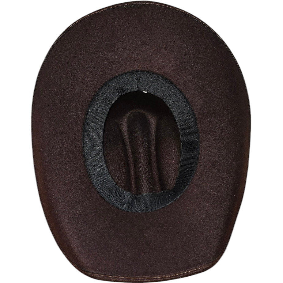 Rodeo Dark Brown Felt Cowboy Hat