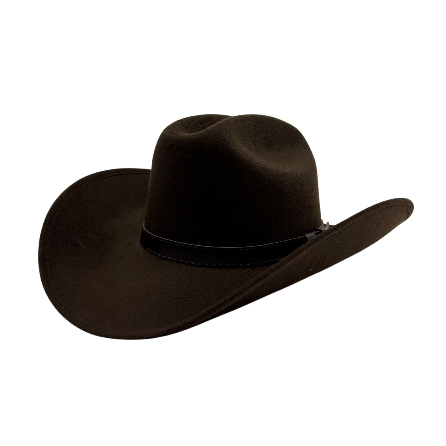 Cattleman Dark Brown Felt