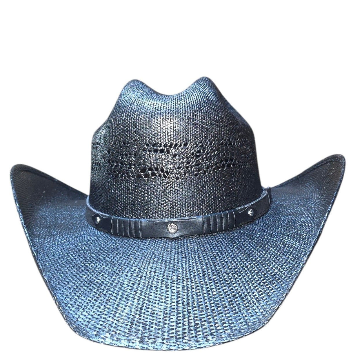 Rodeo Black Textured Cowboy Hat