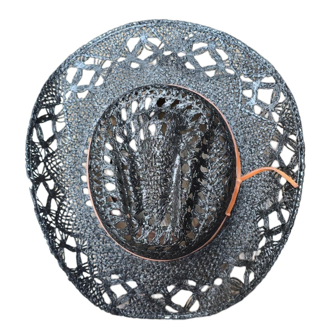 Black Straw Cowboy Hat