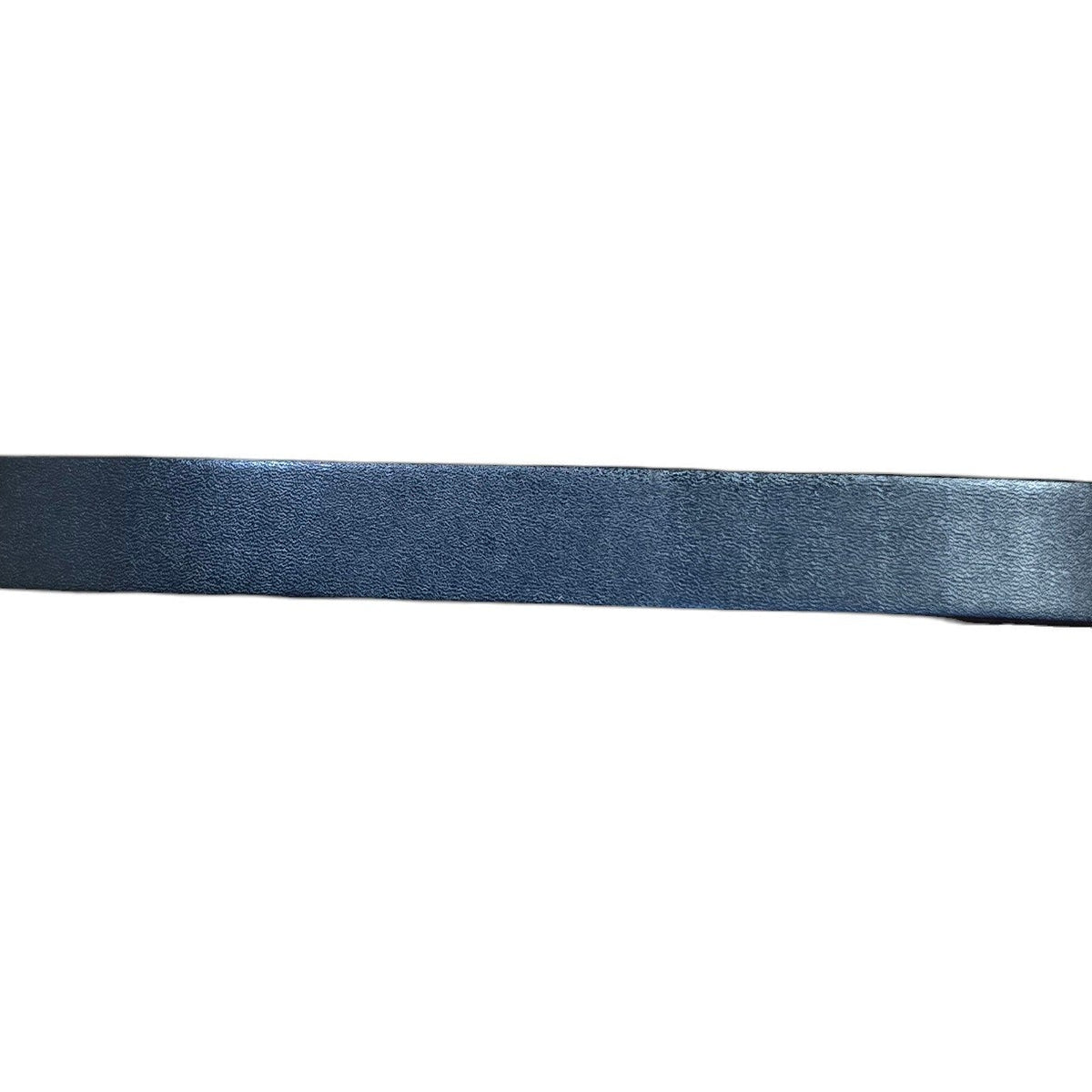 Genuine Leather Belt (0034) - Black Leather Plain