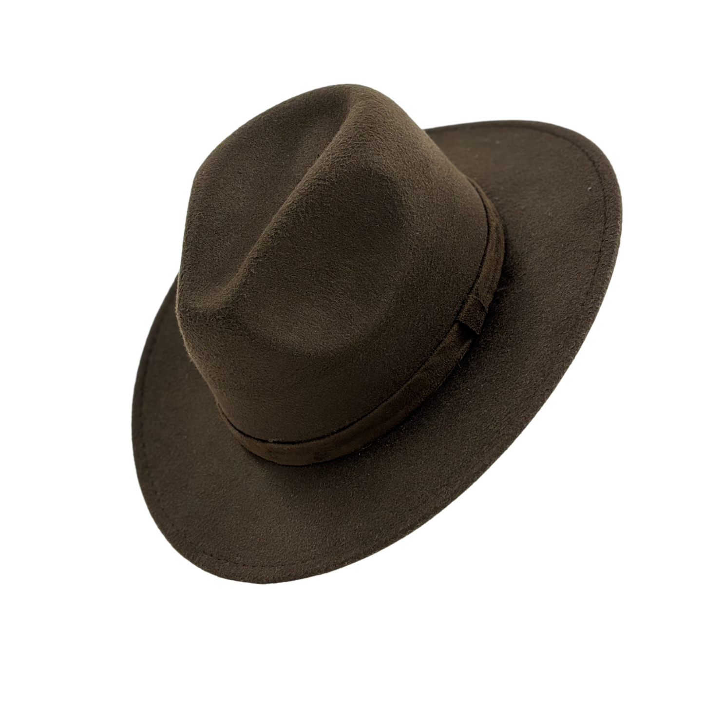 Fedora Dark Brown Felt