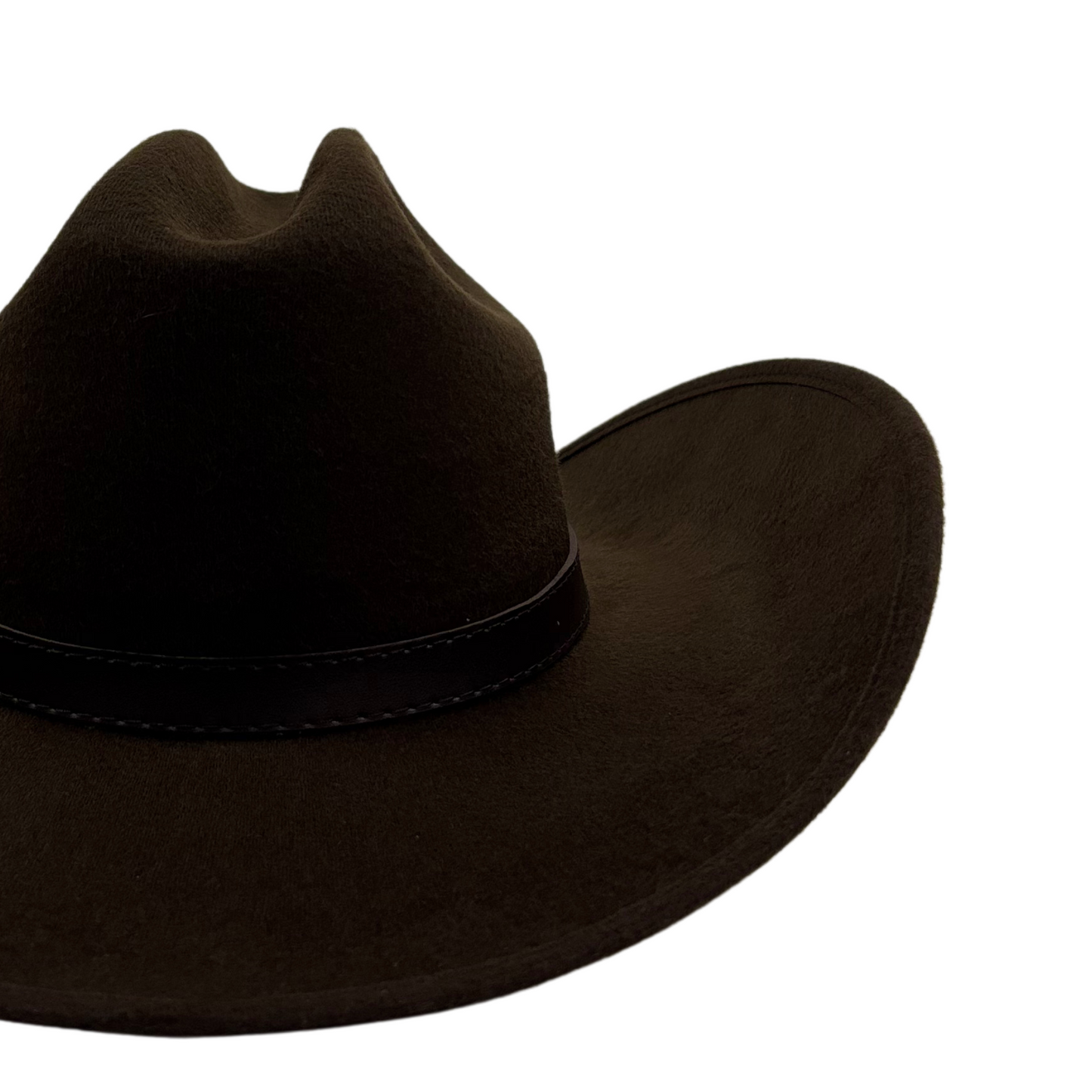 Cattleman Dark Brown Felt