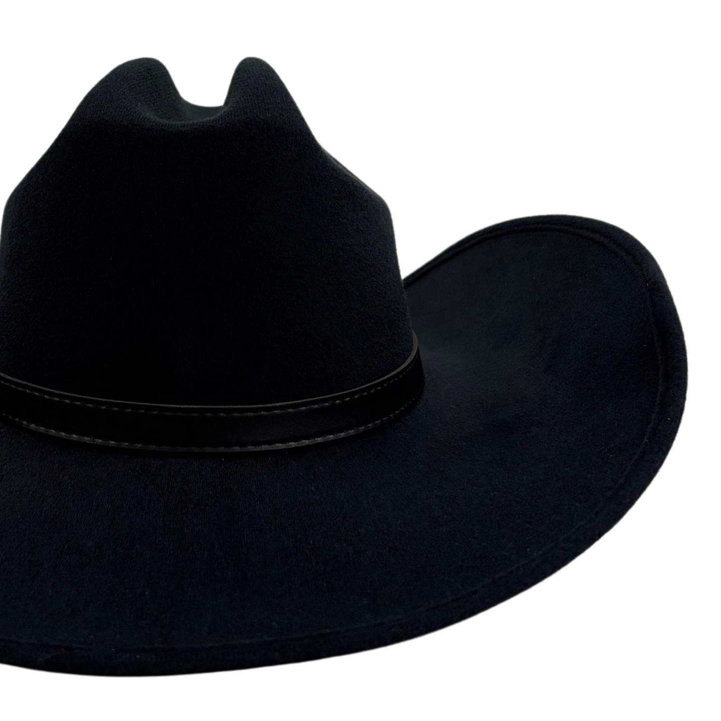 Cattleman Matte Black Felt