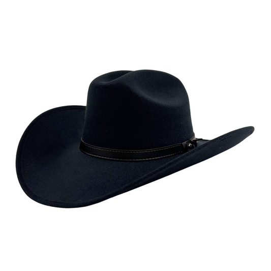 Cattleman Matte Black Felt