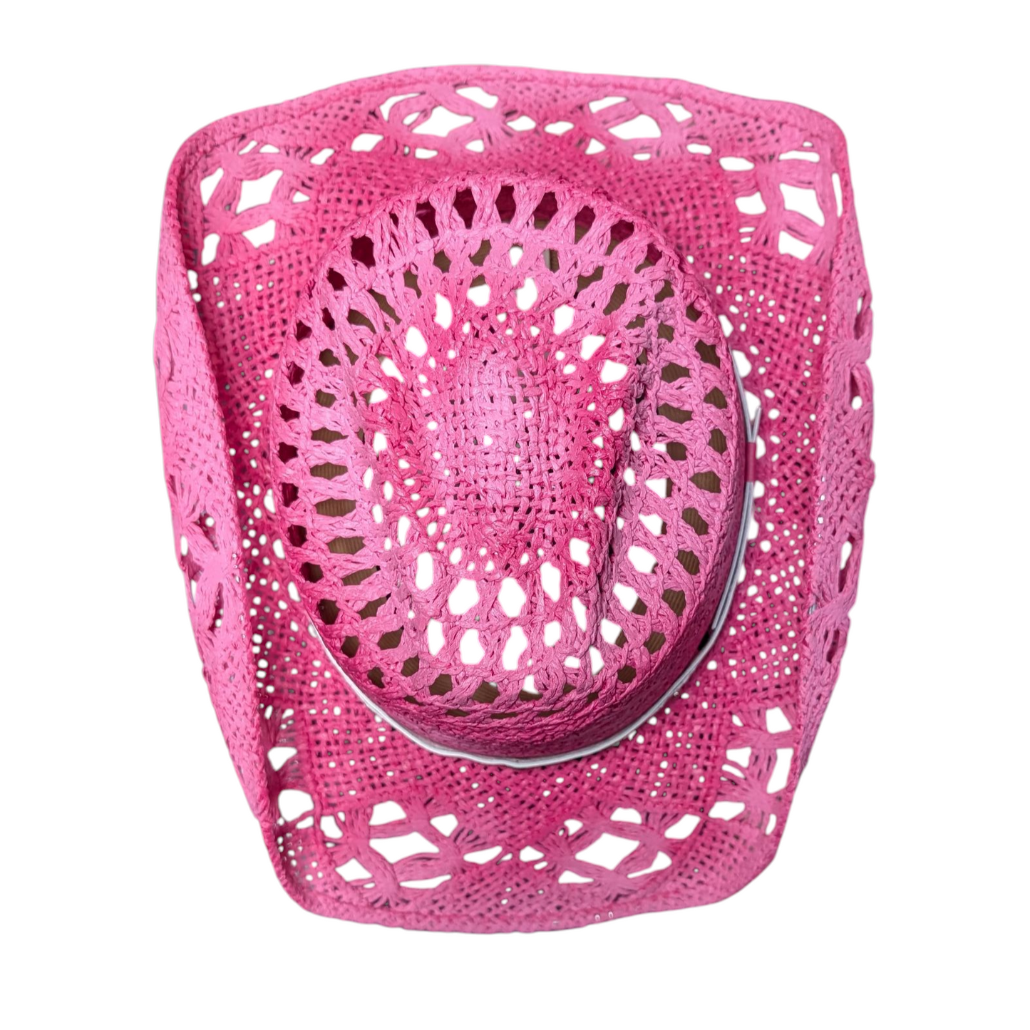 Pink Straw Hat
