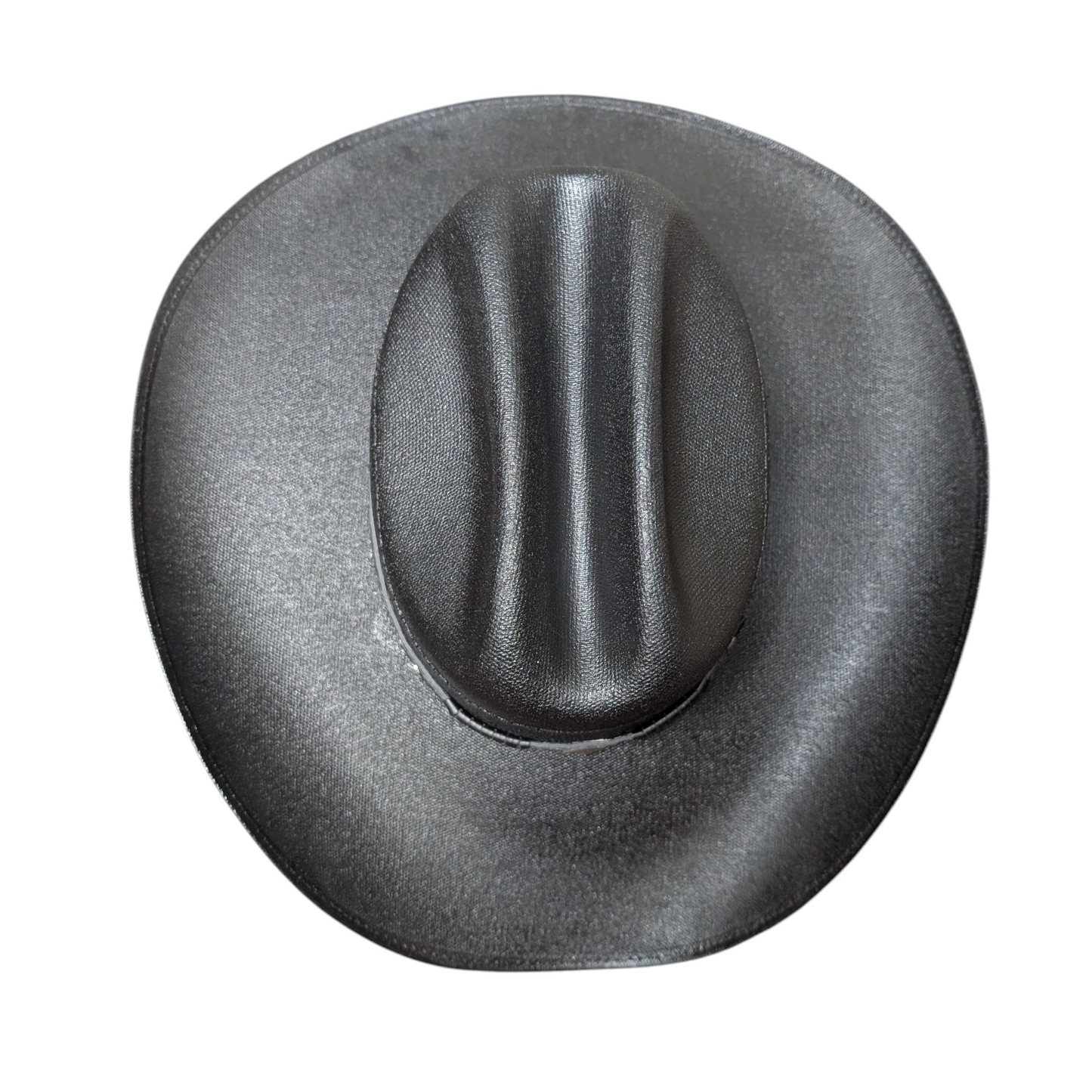 "8-seconds" Black Straw Hat - Vented