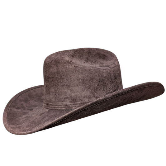 Dark Brown Felt Cowboy Hat