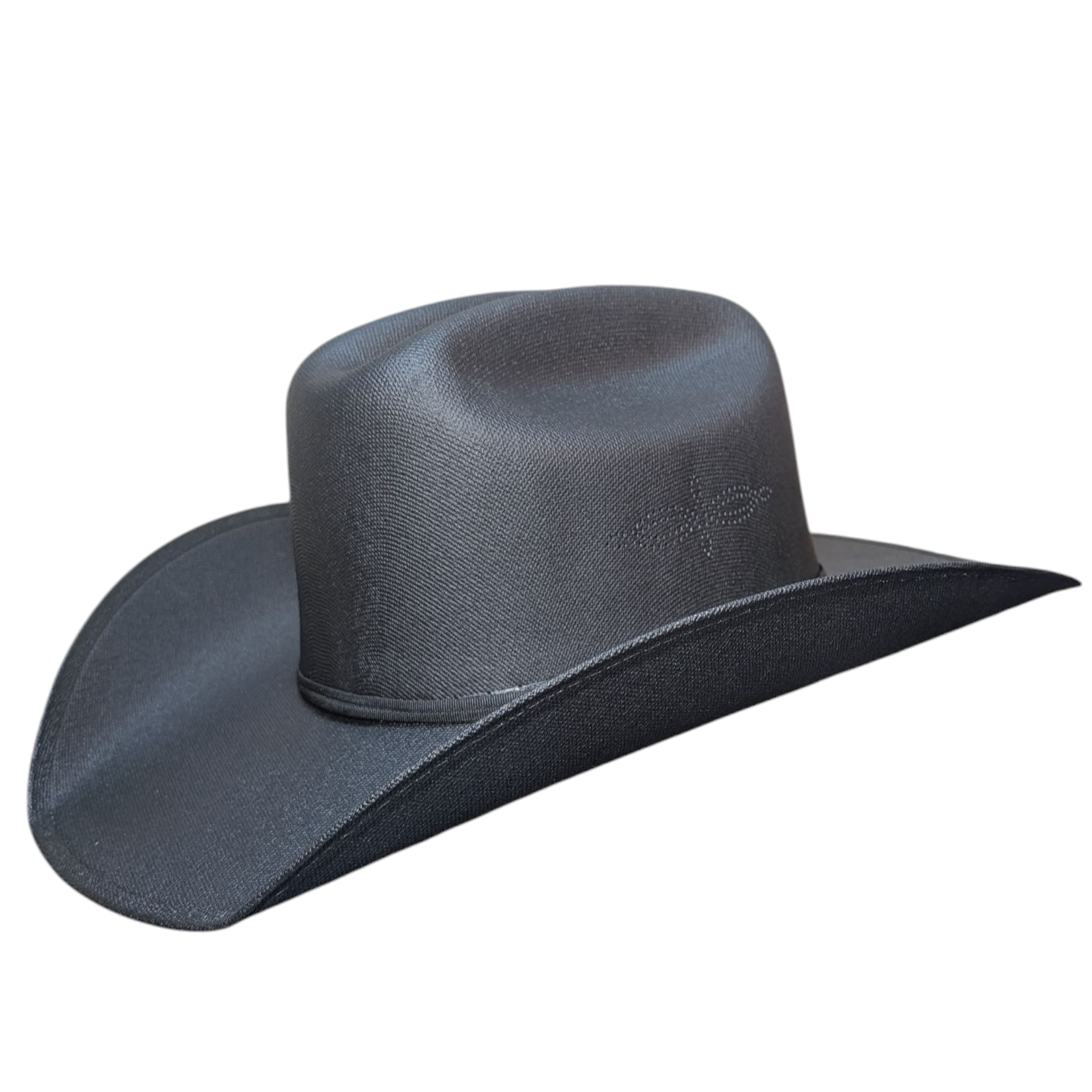 Black Matte Straw Cowboy Hat