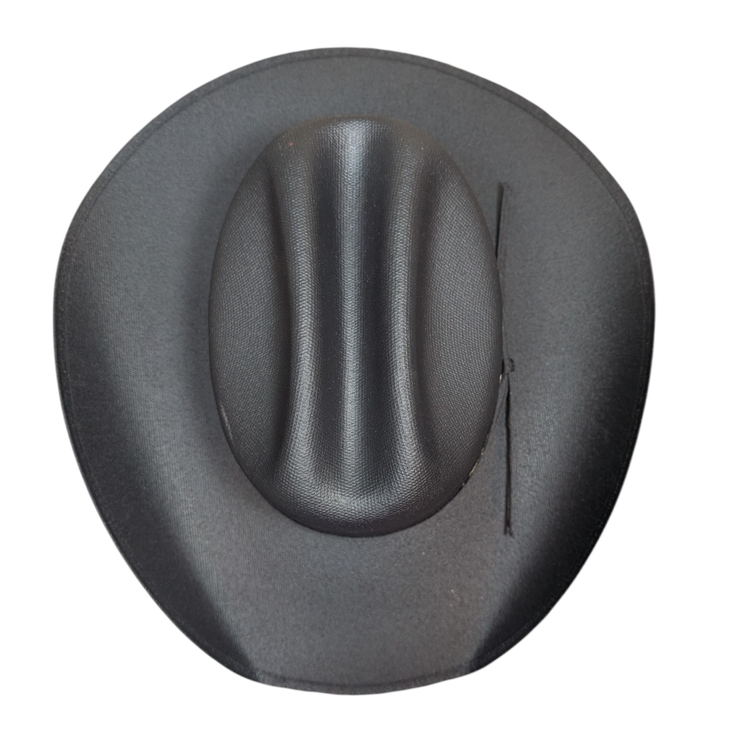 Black Matte Straw Cowboy Hat