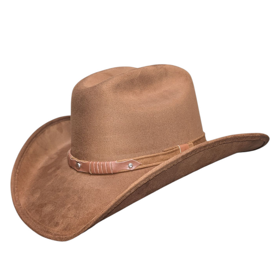 Brown Soft Felt Cowboy Hat
