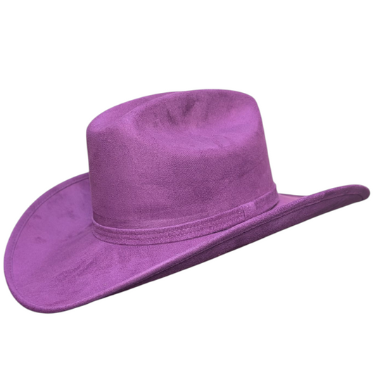 Purple Felt Cowboy Hat