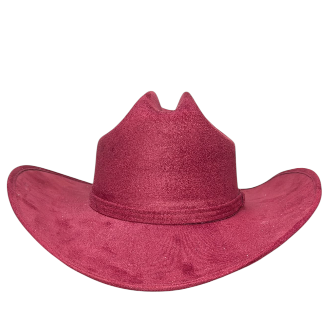 Burgundy Felt Cowboy Hat