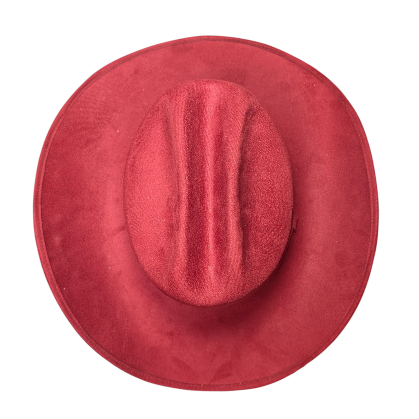Burgundy Felt Cowboy Hat