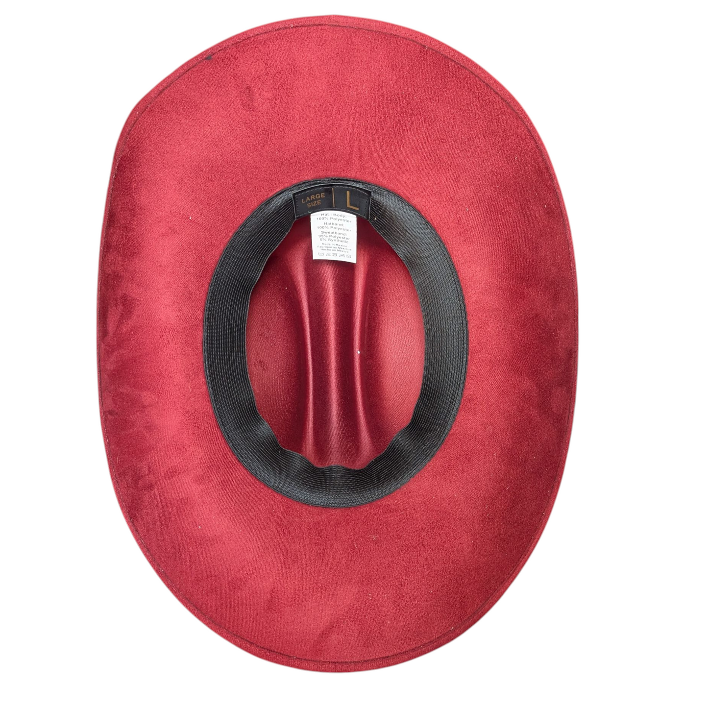Burgundy Felt Cowboy Hat