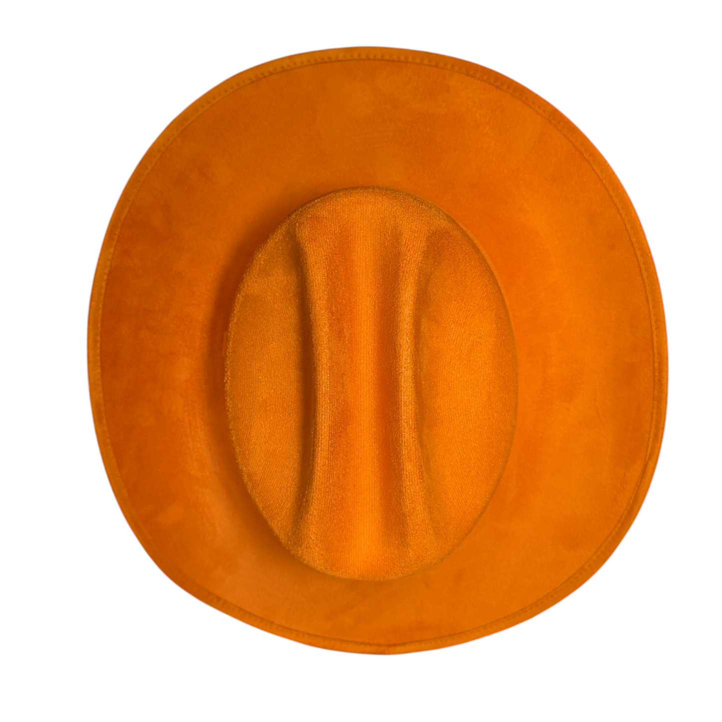 Orange Felt Cowboy Hat
