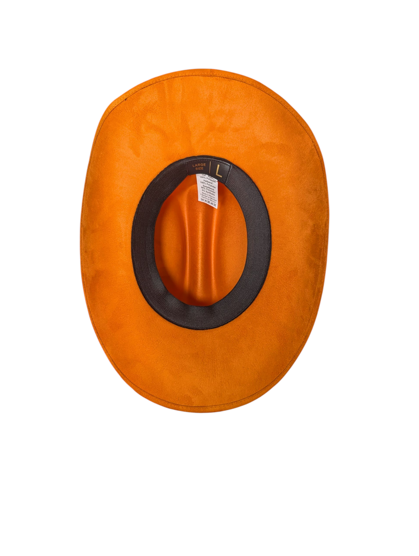 Orange Felt Cowboy Hat