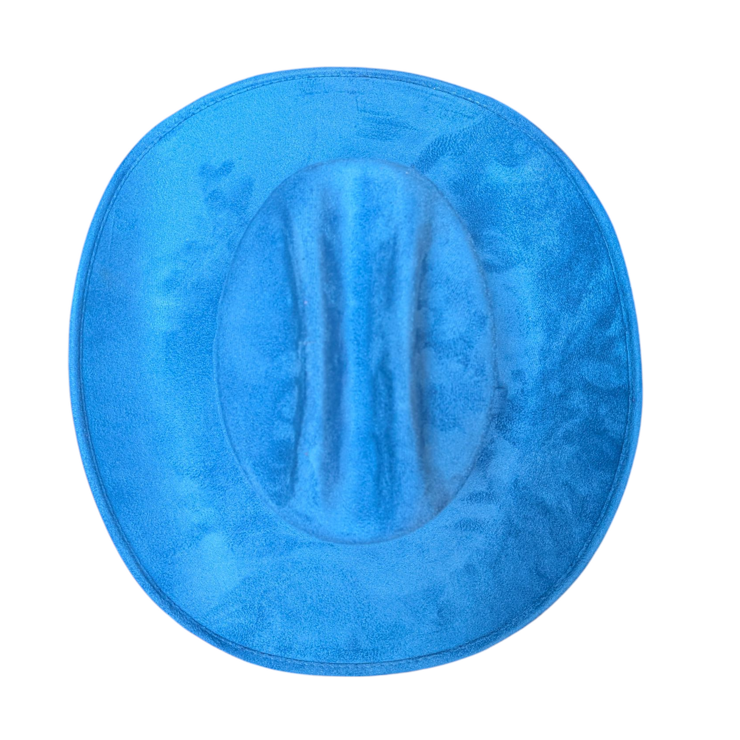 Blue Felt Cowboy Hat