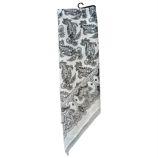 Western Bandana (0009) - White