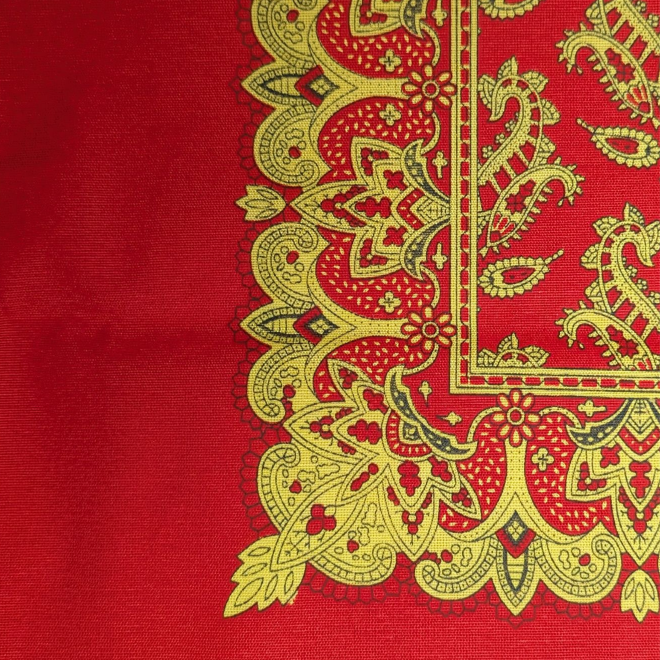 Western Bandana (0002) - Red