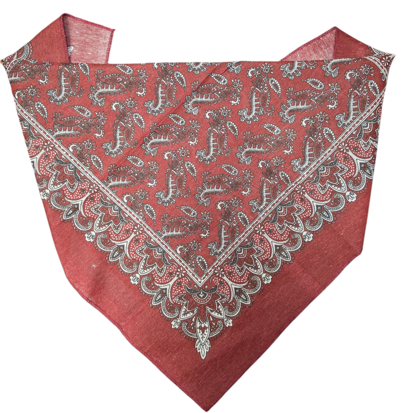 Western Bandana (0007) - Burgundy