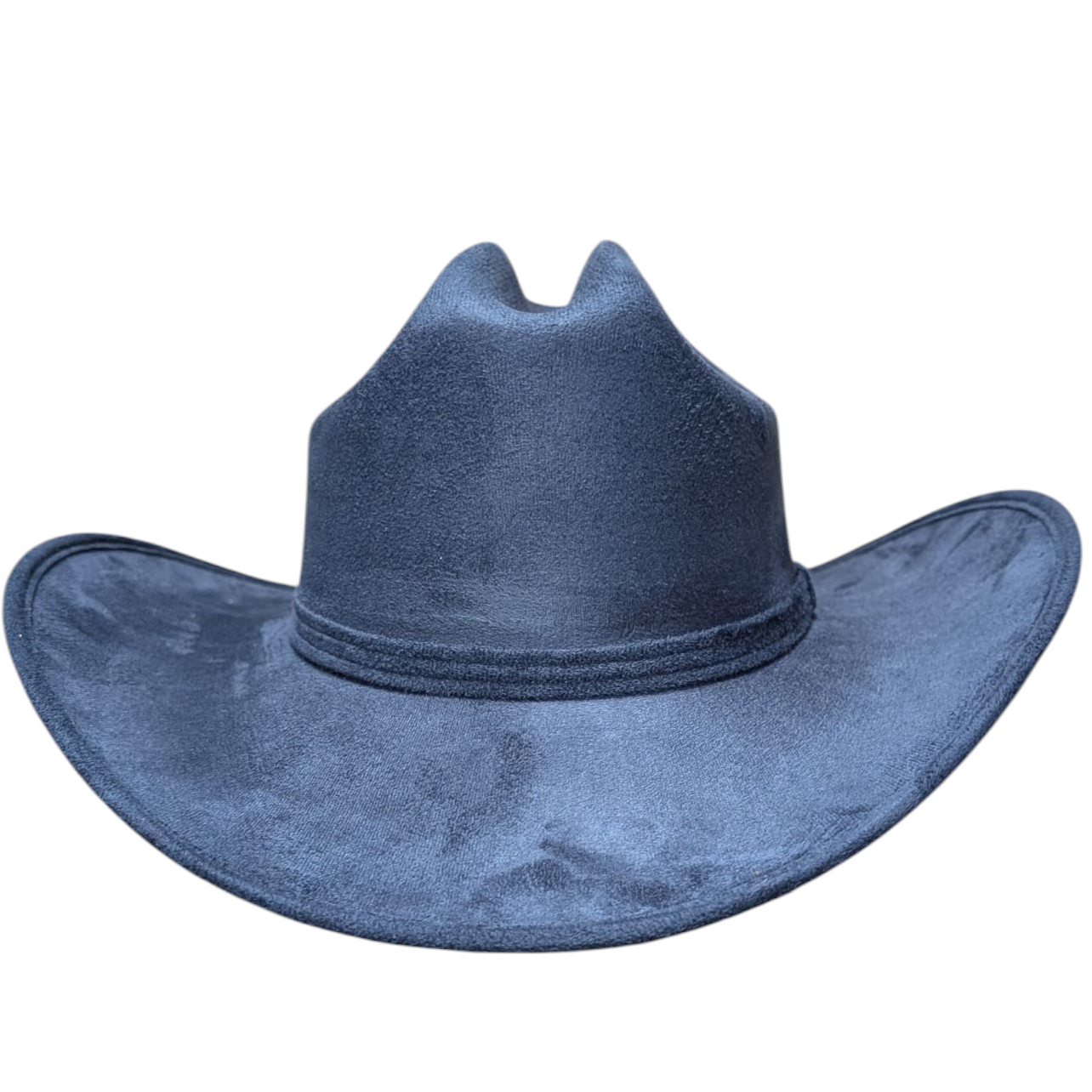 Navy Blue Felt Cowboy Hat