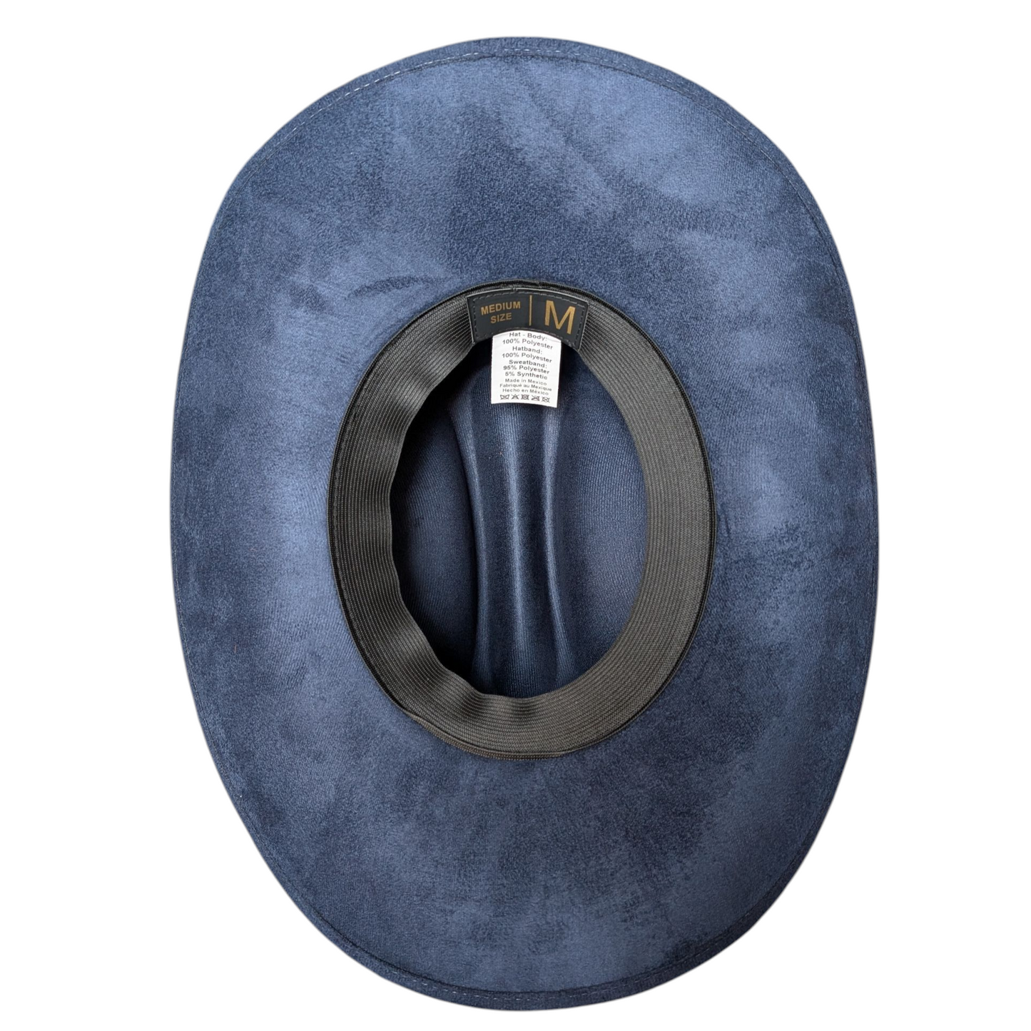 Navy Blue Felt Cowboy Hat