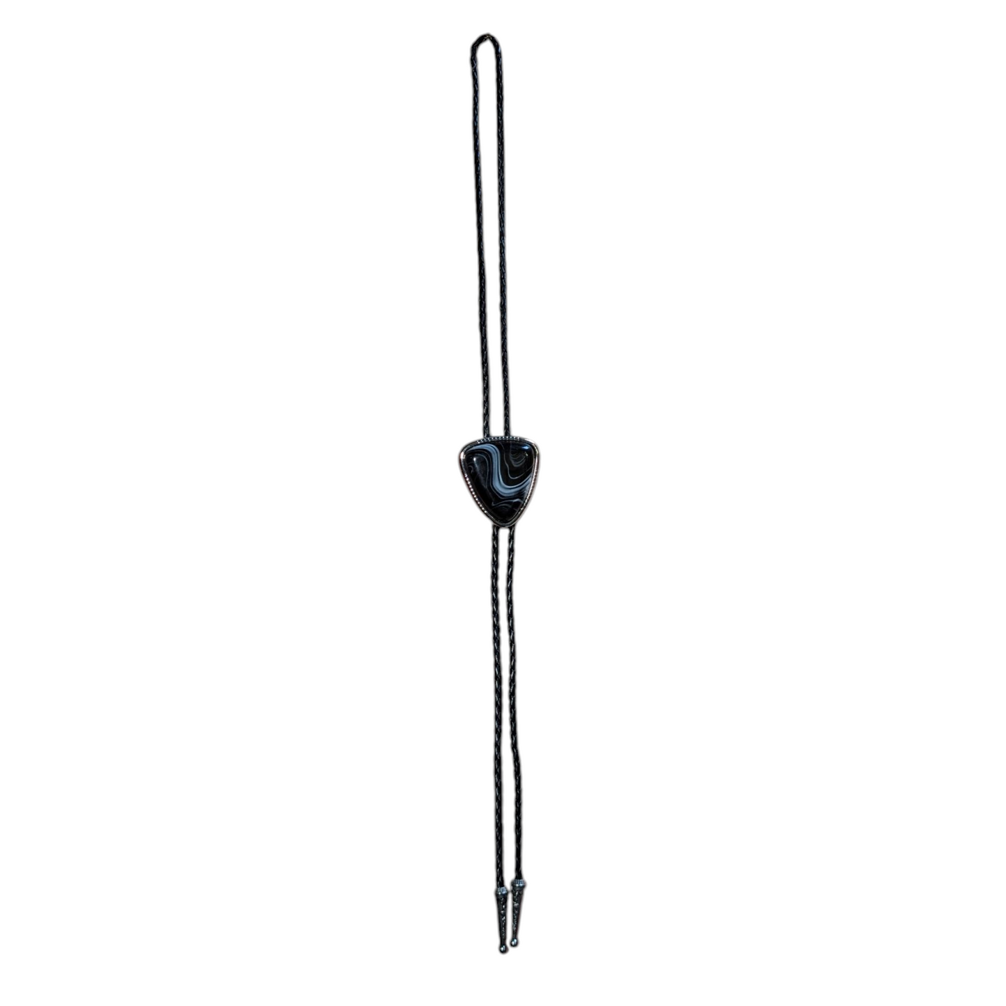 Western Bolo Tie (0032) - Black Smoke