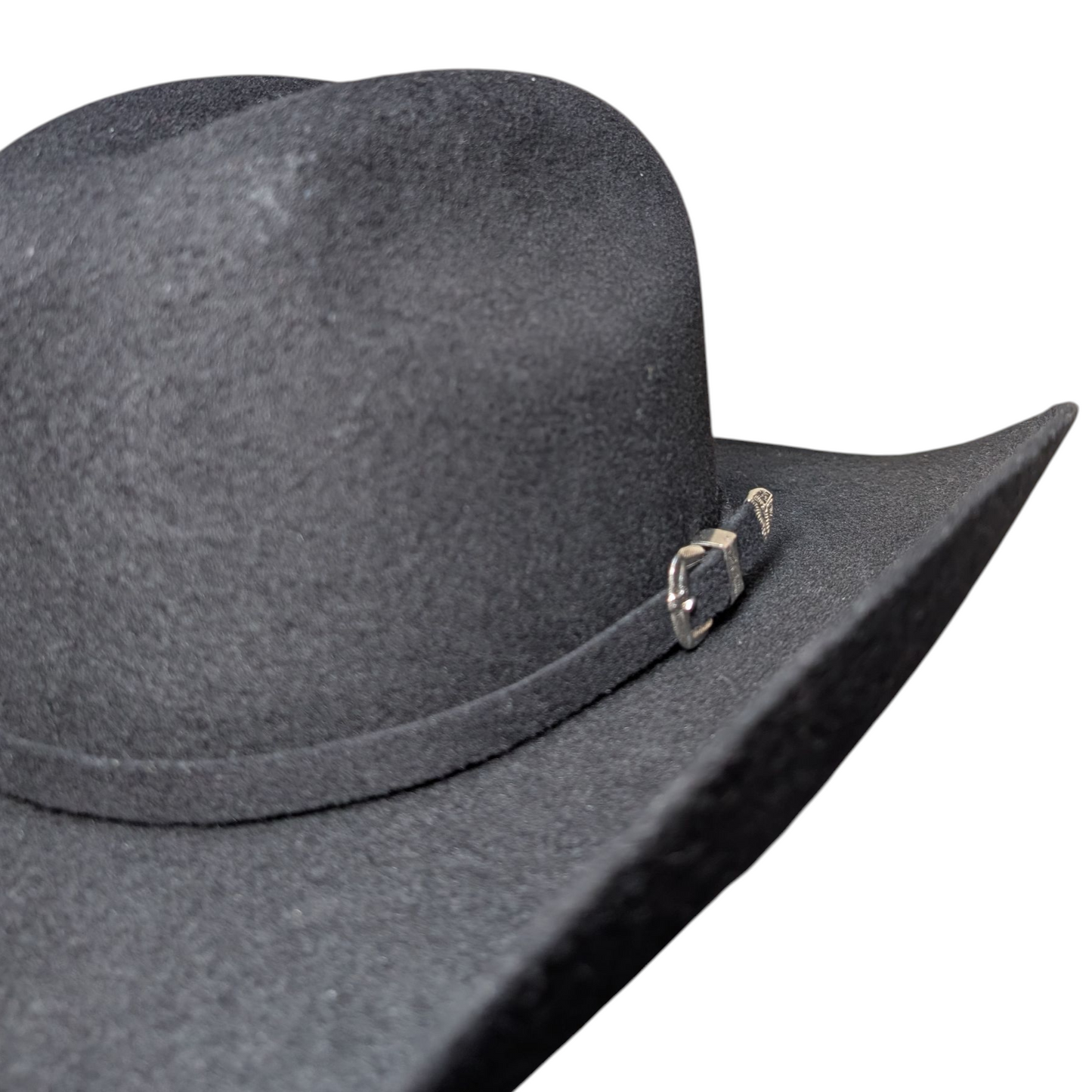 Premium Rabbit Fur Black Cowboy Hat