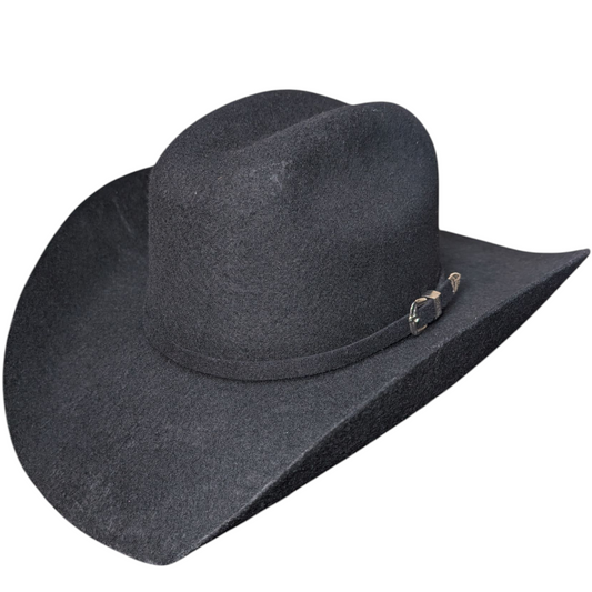 Premium Rabbit Fur Black Cowboy Hat