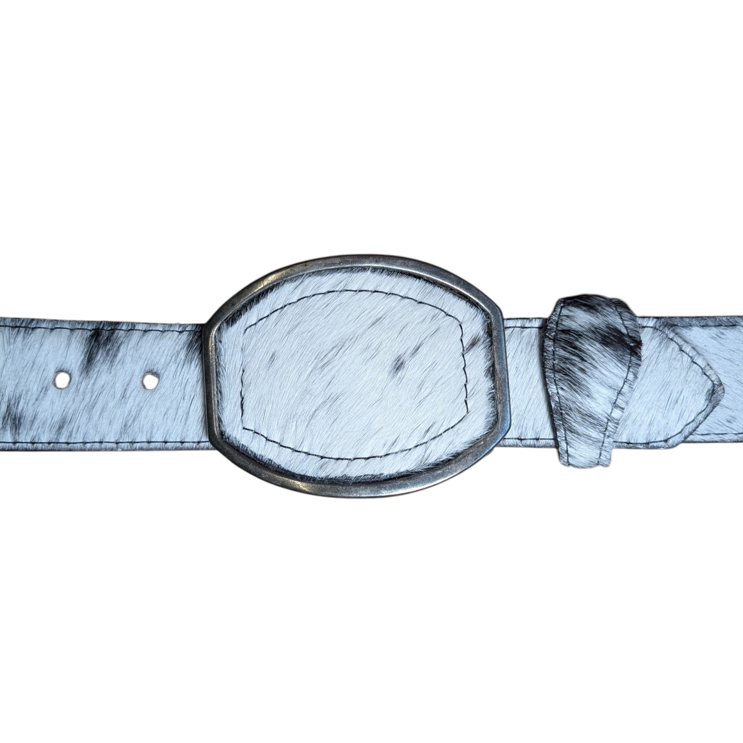 Western Leather Belt (0015) - Genuine Cowhide w/ Buckle (Assorted Shades/Prints)