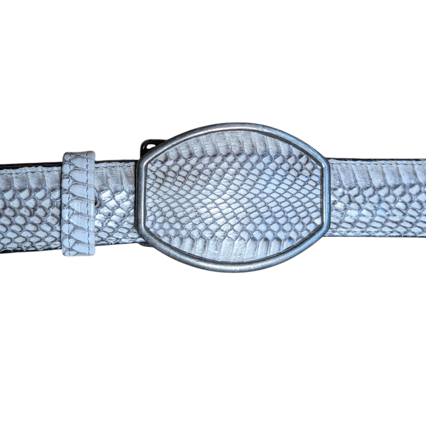 Western Exotic Belt (0016) - Phyton Snake Skin w/ Buckle