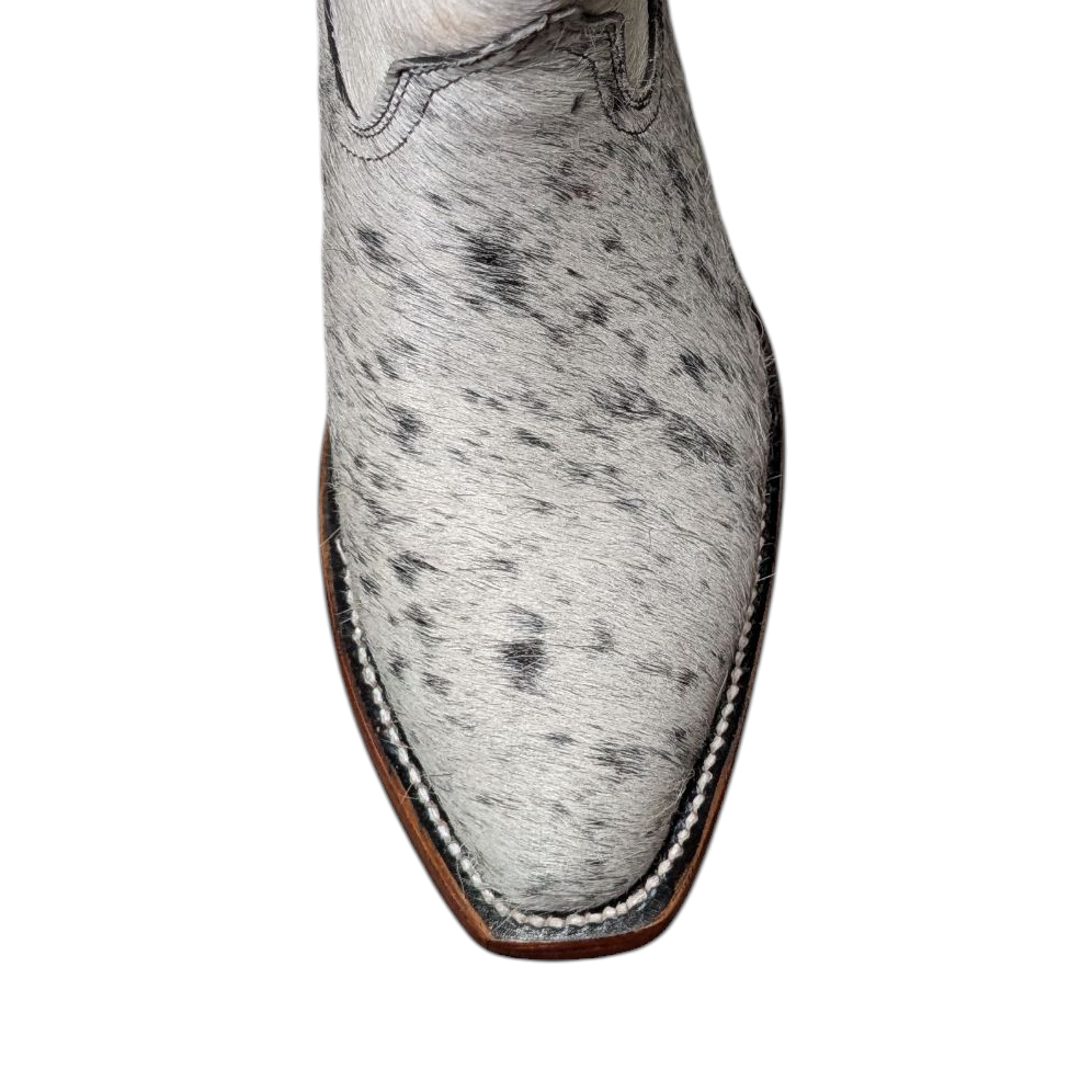 Women's Cowboy Boots (0094) - 21" Knee High Genuine Cowhide w/ Snip Toe