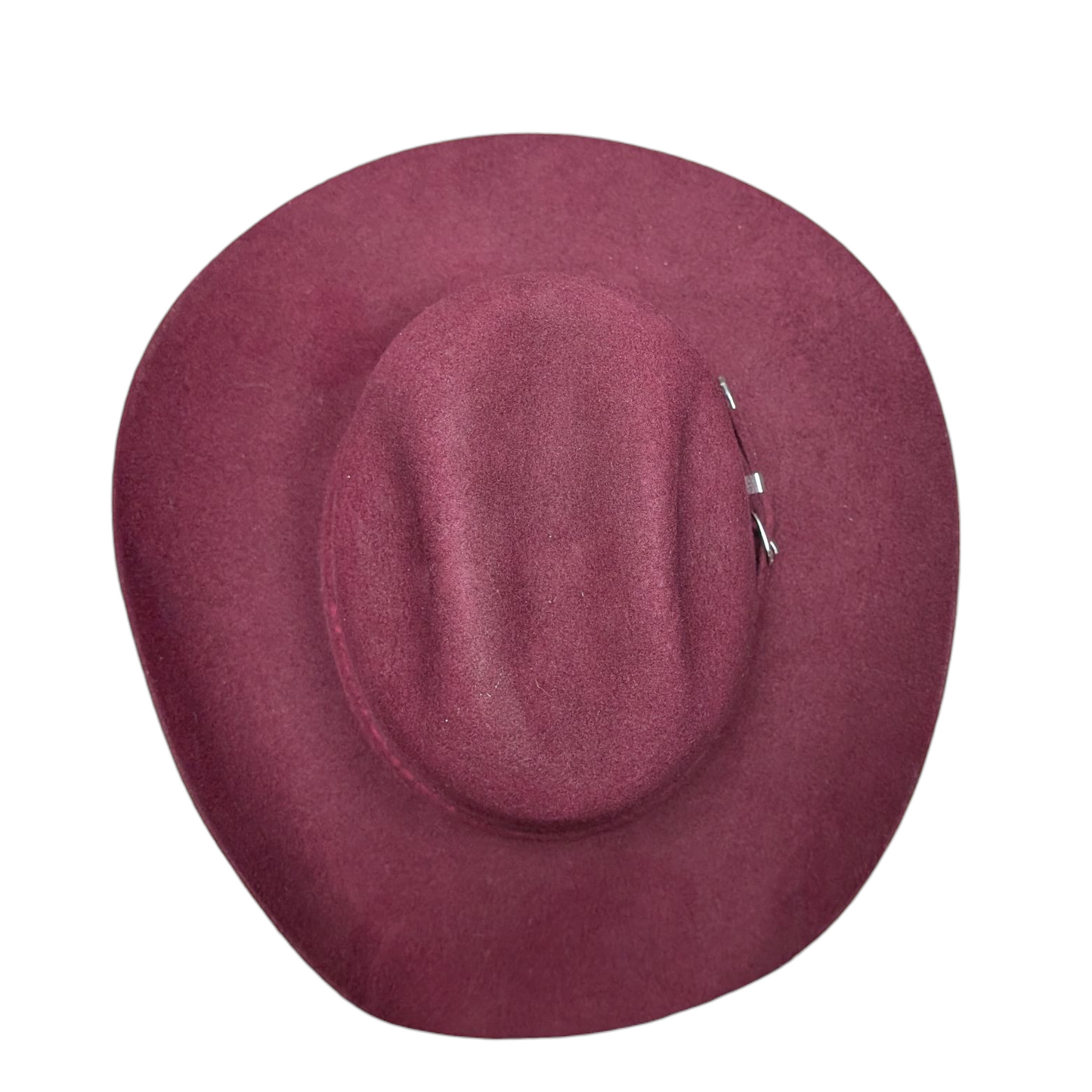 Premium Rabbit Fur Burgundy Cowboy Hat
